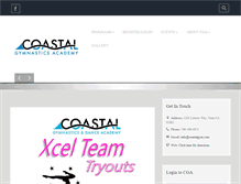 Tablet Screenshot of coastalgym.com